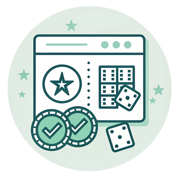 Gelukkige winnaar die een loterijprijs in ontvangst neemt